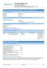HP250 primer 3.78 ML - SDS